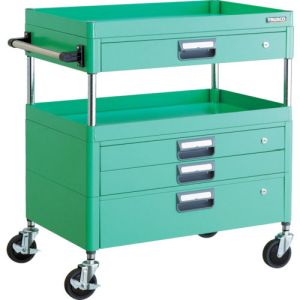 トラスコ TRUSCO トラスコ PEW-972VXZ-YG フェニックスワゴン 750X500XH880 引出付 YG色 TRUSCO メーカー直送 代引不可