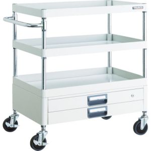 トラスコ TRUSCO トラスコ PEW-973X-W フェニックスワゴン 750X500XH880 2段引出付 W色 TRUSCO メーカー直送 代引不可