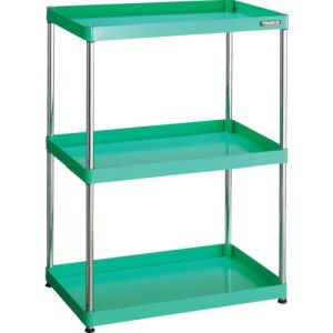トラスコ TRUSCO トラスコ PEW-R1273-YG フェニックスワゴン ラック型 750X500 3段 YG色 TRUSCO メーカー直送 代引不可