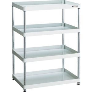 トラスコ TRUSCO トラスコ PEW-R1274-W フェニックスワゴン ラック型 750X500 4段 W色 TRUSCO メーカー直送 代引不可