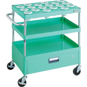 トラスコ TRUSCO トラスコ PEW-TL972AV-YG フェニックスワゴン 750X500 1段引出付 BT-50 YG色 TRUSCO メーカー直送 代引不可