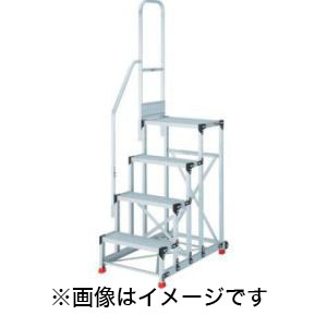 トラスコ TRUSCO トラスコ TSF-4612TE3 踏台 4段本体 片手すり TRUSCO メーカー直送 代引不可