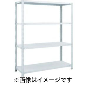 トラスコ TRUSCO トラスコ SBL-5344-W セミボルトレス軽量棚 W875XD450XH1500 4段 W色 TRUSCO メーカー直送 代引不可