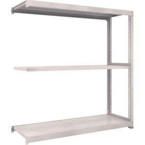 トラスコ TRUSCO トラスコ M3-6663B NG M3型中量棚 1800X571XH1800 3段 連結 ネオグレー TRUSCO メーカー直送 代引不可