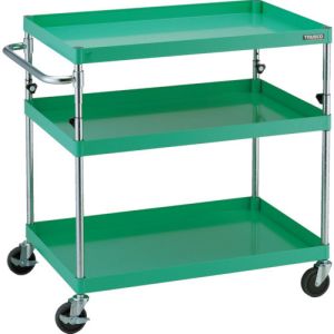 トラスコ TRUSCO トラスコ PEW-A993-YG フェニックスワゴン 900X600XH880～1130 3段 YG TRUSCO メーカー直送 代引不可