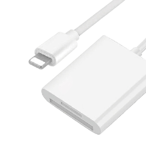 あきばお～ iPhone SD microSD カードリーダー アダプター