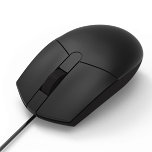 輸入特価アウトレット 有線 USBマウス ブラック