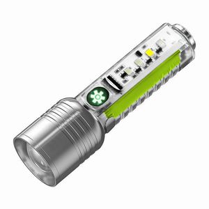あきばお～ TypeC充電 小型 LEDハンディライト