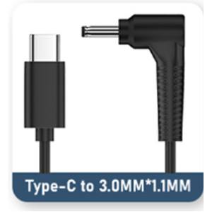 あきばお～ TypeC-12V DCケーブル 3.0×1.1mm