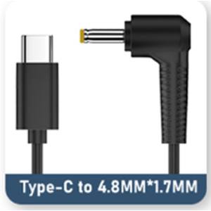 あきばお～ TypeC-20V DCケーブル 4.8×1.7mm