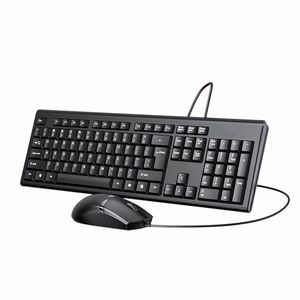 輸入特価アウトレット USB キーボード マウスセット ブラック