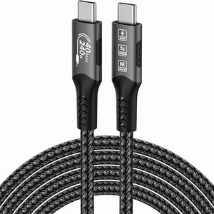 輸入特価アウトレット USB4ケーブル グレー
