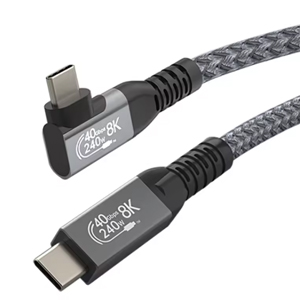 あきばお～ L型 USB4ケーブル 30cm