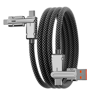 あきばお～ TypeC USB変換付き iphone TypeCケーブル ブラック