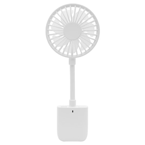 あきばお～ 充電式 クリップ付き ハンディファン ホワイト