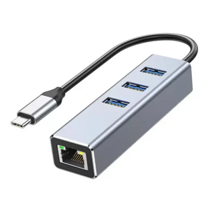 あきばお～ TypeC LANハブ付き USBハブ ケーブル