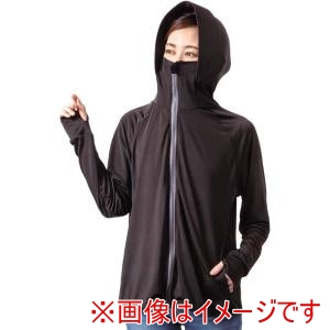 アルファックス alphax アルファックス UVプロテクトパーカーシャイン ブラック AP-624103