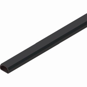 マサル工業 マサル工業 SFT1W テープ付 ニュー エフモール 1号 1m ブラック