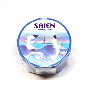 カミイソ産商 カミイソ産商 マスキングテープ SAIEN UR-4007 うみねこ 20mmx7m