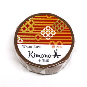 カミイソ産商 カミイソ産商 GR-3025 kimono 美七宝縞 15mmx7m