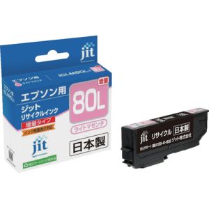 ジット ジット JIT-E80LML エプソン ICLM80L対応 リサイクルインク ライトマゼンタ 増量