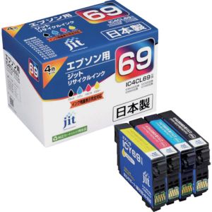 ジット ジット JIT-E694P エプソン IC4CL69対応 リサイクルインク 4色入り