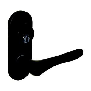 丸喜金属本社 丸喜金属本社 D-9001K22U GM レバーハンドル LIMITED TXS-1K22 小判座シリンダー付間仕切錠 B/S51 マットブラック