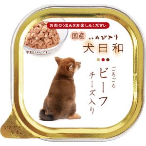わんわん わんわん 犬日和トレイ ビーフ チーズ入り 100g