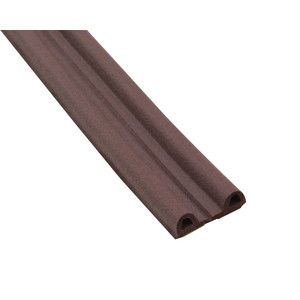 光 光 KP5-2 戸当りクッションテープP型茶 2.4m