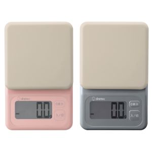 ドリテック ドリテック KS-726DGデジタルスケール「ブロート」2kg ダークグレー