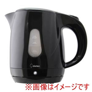 ドリテック dretec ドリテック 電気ケトル プロム 1L PO-160 ブラック