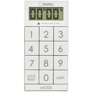 ドリテック dretec ドリテック T-617WT デジタルタイマー「スリムキューブ」 ホワイト