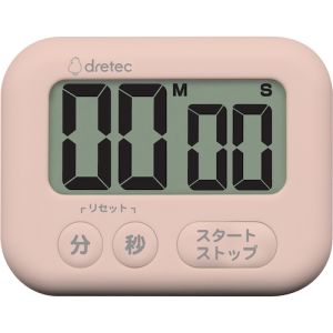 ドリテック dretec ドリテック T-614PK 大画面タイマー「シャボン」 ピンク