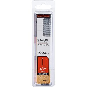 ブラックアンドデッカー BLACK&DECKER ブラックアンドデッカー BDBN050S BDCT12UBネイル 1000入