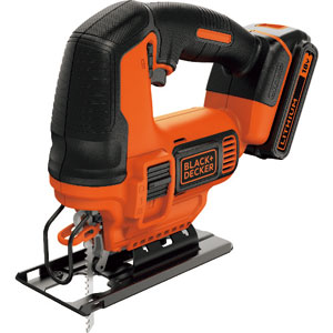 ブラックアンドデッカー BLACK&DECKER ブラックアンドデッカー BDCJS18-JP 18Vコードレスオービタルジグソー 充電器 1バッテリー付
