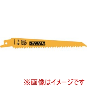 DEWALT DEWALT DWAR656-JP レシプロソーブレード セーバーソーブレード レシプロソー替刃 セーバーソー替刃 セーバーソーブレード6山x150mm 5枚