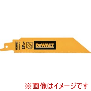 DEWALT DEWALT DWAR6118-JP レシプロソーブレード セーバーソーブレード レシプロソー替刃 セーバーソー替刃 セーバーソーブレード18山x150mm 5枚