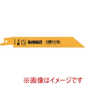DEWALT DEWALT DWAR618-JP レシプロソーブレード セーバーソーブレード レシプロソー替刃 セーバーソー替刃 セーバーソーブレード18山x150mm 5枚
