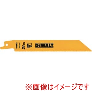 DEWALT DEWALT DWAR624-JP レシプロソーブレード セーバーソーブレード レシプロソー替刃 セーバーソー替刃 セーバーソーブレード24山x150mm 5枚