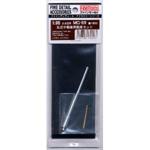ファインモールド ファインモールド 五式中戦車用砲身セット 主砲&副砲セット MG69