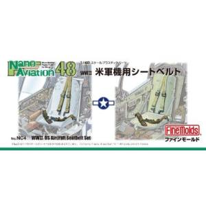 ファインモールド ファインモールド NC4 1/48 WW 2 米軍機用シートベルト