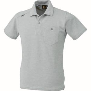 コーコス信岡 CO-COS コーコス信岡 G-9117-3-SS ハンソデポロシャツ G-9117 3モク グレー SS