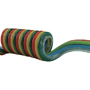 チヨダ チヨダ 6-MPS-6-15S 6-MPS-6-15 スパイラルチューブ マルチスパイラル 外径6mm/使用範囲1133mm 透明、青、ライトグリーン、緑、黄、赤