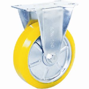 シシク SISIKU シシク SUNK-150-SEUW ステンレスキャスター 制電性ウレタン車輪付固定 SISIKU