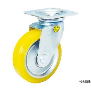 シシク SISIKU シシク EUWJ-150 静電気帯電防止キャスター ウレタン車輪 自在 150径 SISIKU
