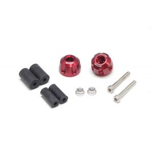 アクティブ ACTIVE アクティブ 60800232 アルミバーエンド リボルバー レッド φ33-L22.5