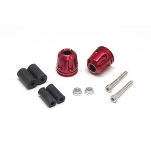 アクティブ ACTIVE アクティブ 60800109 アルミバーエンド リボルバー レッド φ33-L35