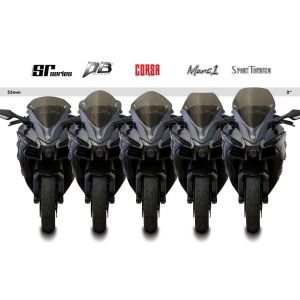 ゼログラビティ ゼログラビティ 2325602 スクリーン スポーツツーリング スモーク NINJA H2 SX/SE 18-20
