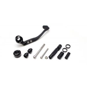 アクティブ ACTIVE アクティブ 30801015 ブレーキレバーガード&バーエンドSET ブラック ハンドル内径φ15.5-φ16.75用