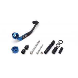 アクティブ ACTIVE アクティブ 30804018 ブレーキレバーガード&バーエンドSET ブルー ハンドル内径φ18.0-φ19.4用